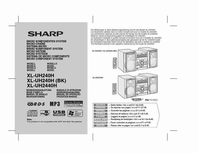 Sharp Stereo System XL-UH240H (BK)-page_pdf